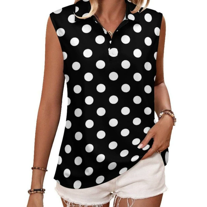 2022 трансграничная Европа весна и лето AliExpress Amazon новая рубашка POLO пуговицы без рукавов мужская футболка поло