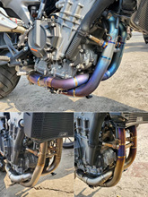 适用于KTM DUKE790/890R改装钛合金前段NK800排气管去回压包中段