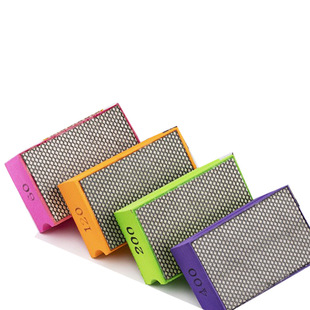 Wholesale Diamond hand rub grinding piece tile trimmer grinding stone 90 * 55mm stone edging flower piece