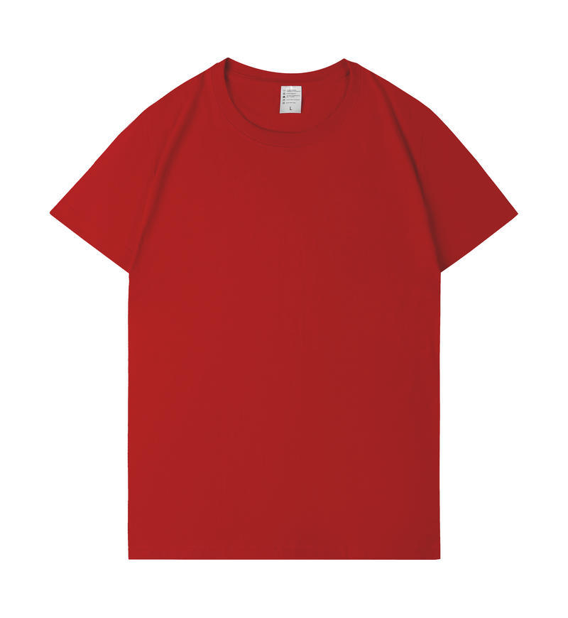 Tigre 180G algodón peinado de verano cuello redondo mangas cortas ropa de trabajo personalizada camiseta publicitaria impresa logotipo de impresión de moda image 12