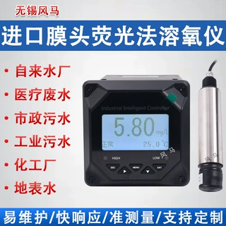 工业在线溶氧仪溶解氧传感器污水处理自来水厂膜法荧光法DO仪