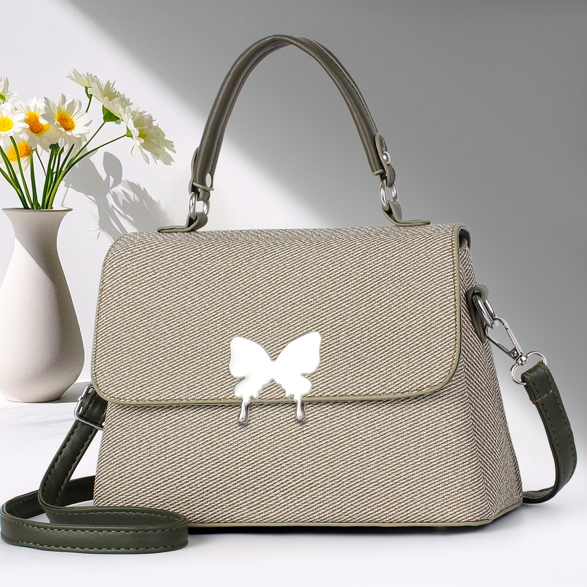 Bolso de verano de todo fósforo de comercio exterior para mujer portátil Bolso bandolera de moda de estilo explosivo para mujer 2025 nuevo estilo de fábrica image 9
