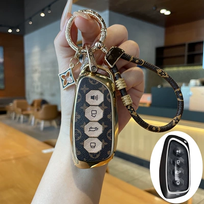 Haval Big Dog Plus Key Car key bag - haval-c-smart-key-cover-light-luxury-leather-rope
