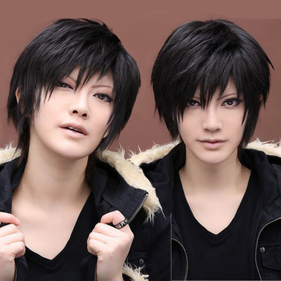 Fold the original Lin also grave robbing notes equipment innocent Zhang Qiling cos black anti-warped cos wig around Fold the original Lin also grave robbing notes equipment innocent Zhang Qiling cos black anti-warped cos wig around