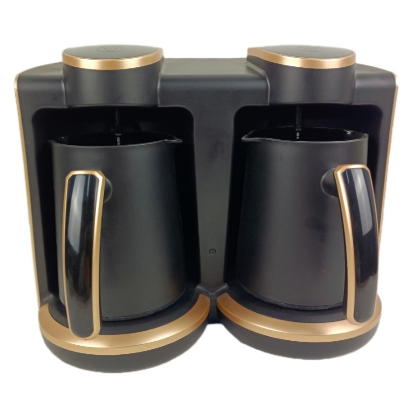 Fabricante de calentamiento eléctrico anti-splash venta directa cafetera turca punto rojo diseño de cafetera turca un botón hervir lentamente