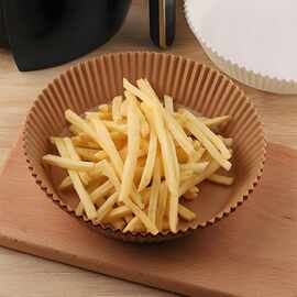 空气炸锅专用纸圆方形家用烤箱吸油纸托食品级硅油纸锡纸烘焙纸垫