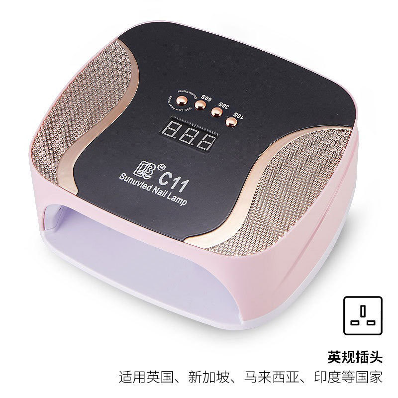 Lámpara de manicura de diamante 308W de alta potencia de manicura horneada UV luz de terapia de luz de velocidad de pegamento de manicura seco máquina de terapia de uñas transfronteriza