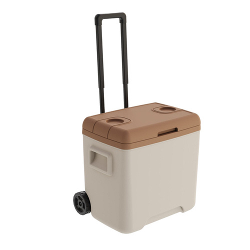 30L trolley type food incubator outdoor car portable picnic barbecue camping food refrigeration and preservation box