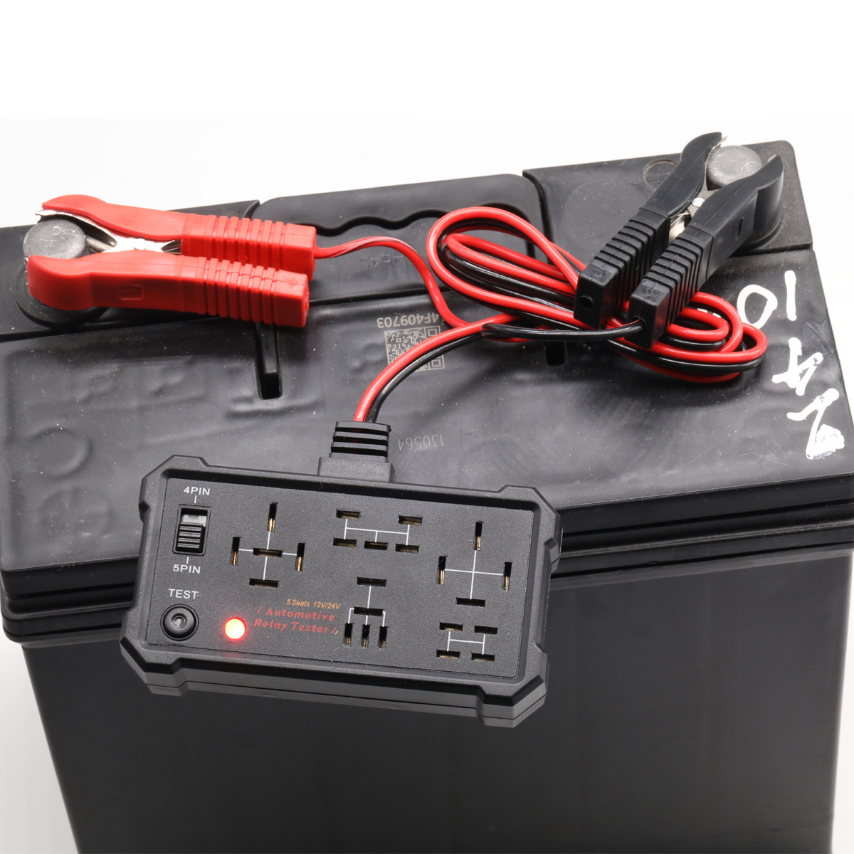 Car Fuse Box Relay Tester New Model 4-Pin 5-Pin Universal 12V/24V Relay Testing Tool
