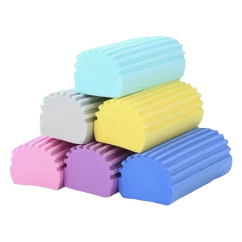 El cepillo de limpieza para lavar platos de cocina de esponja absorbente multifuncional no duele el cepillo de lavado de ollas fuerte eliminación de manchas del bloque de esponja del coche