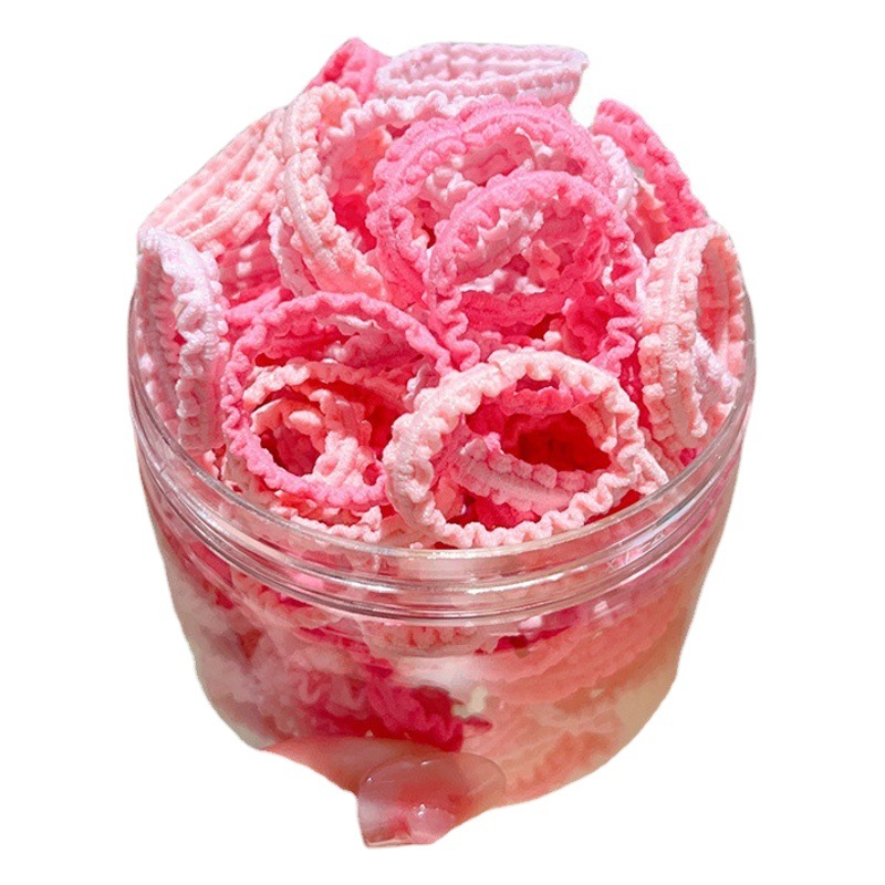 Banda de goma de los niños falda colorida cuerda de pelo cuerda de lazo de pelo de bebé no duele el pelo de alta elástico chica Linda banda de pelo accesorios para el cabello