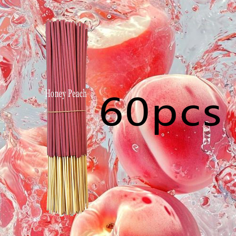 22cm水蜜桃香薰棒竹签线香熏香tk希音temu爆款可代贴标签一件代发|undefined