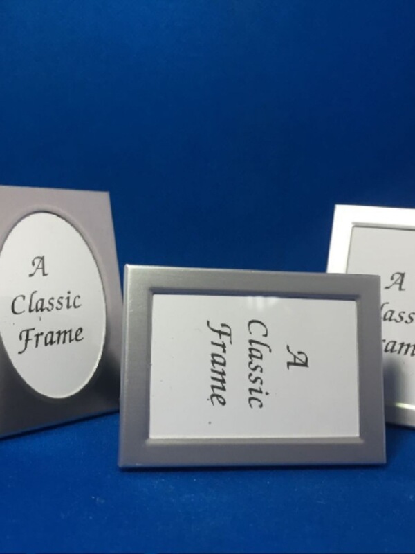 Craft Alloy Photo Frame Ornament Stand Pure Color Metal Photo Frame 3inch 2inch Photos Horizontal and Vertical Glossy