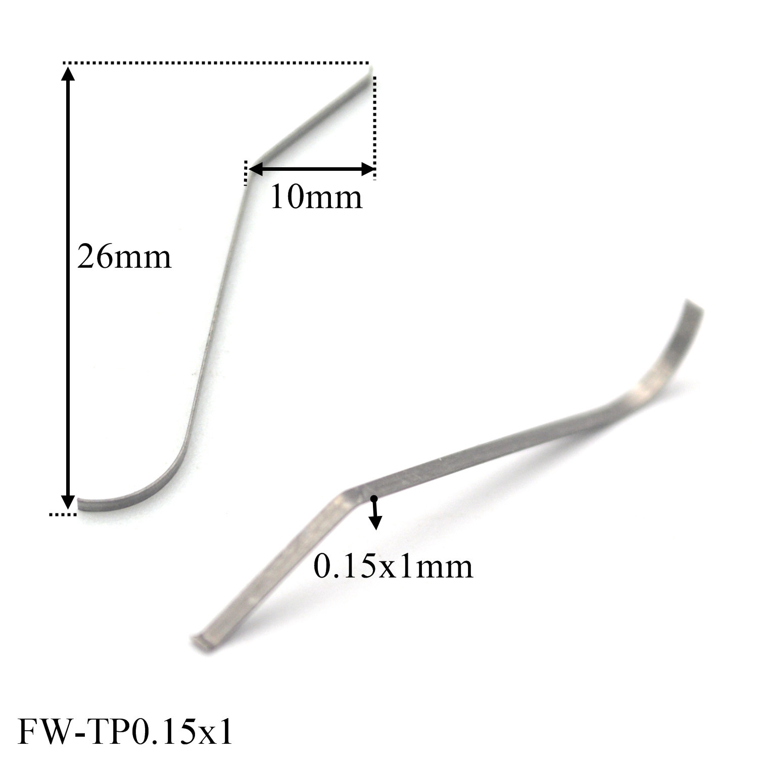 汽车内窥镜抓取器夹具弹片0.15x1弹片下水道疏通抓夹器弹簧配件