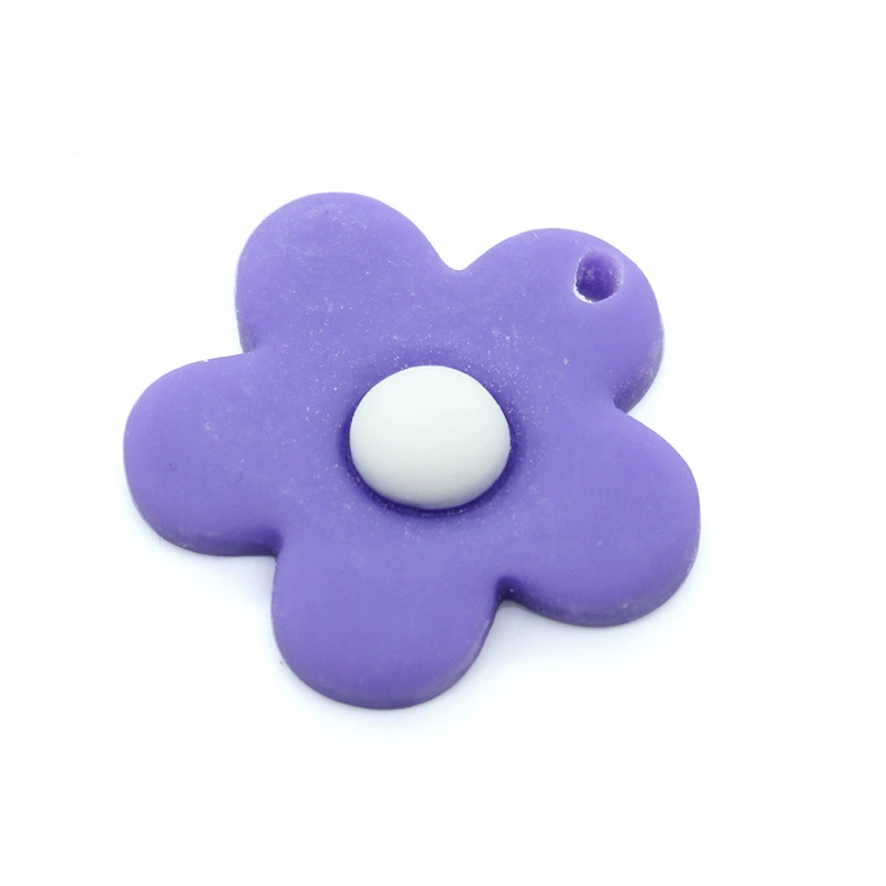 Matte accessories flower-shaped, hair accessory, socks, DIY
