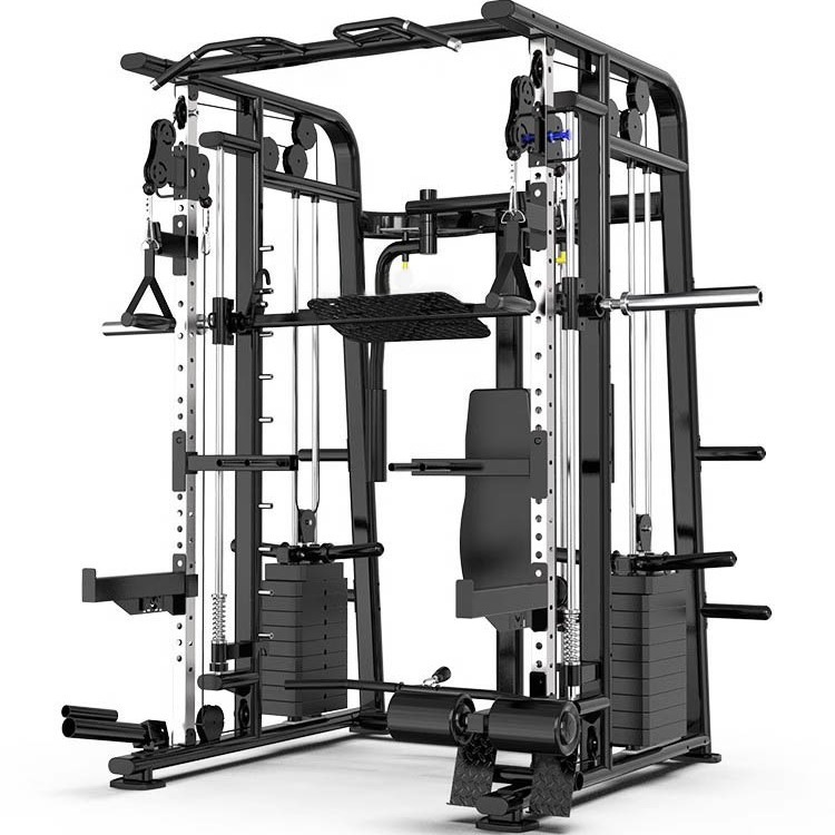 Equipo de ejercicios gimnasio de pórtico doméstico máquina Smith squat push-up marco multifuncional dispositivo de entrenamiento integral de ejercicios