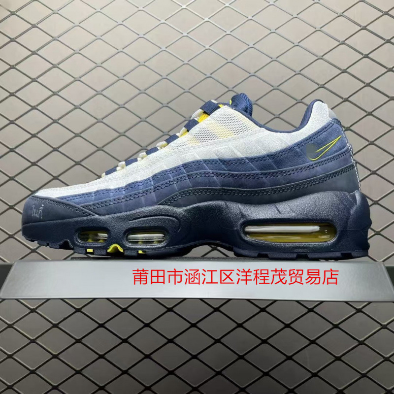 Cross-Border Putian Shoes Undefeated Air Max 95 Corteiz Lux Air Cushion Five-Stripe Collaboration