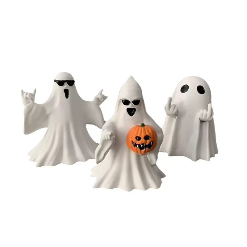 Amazonの新しいクロスボーダー中指かわいいゴーストハロウィン中指愛ゴーストオーナメント|undefined