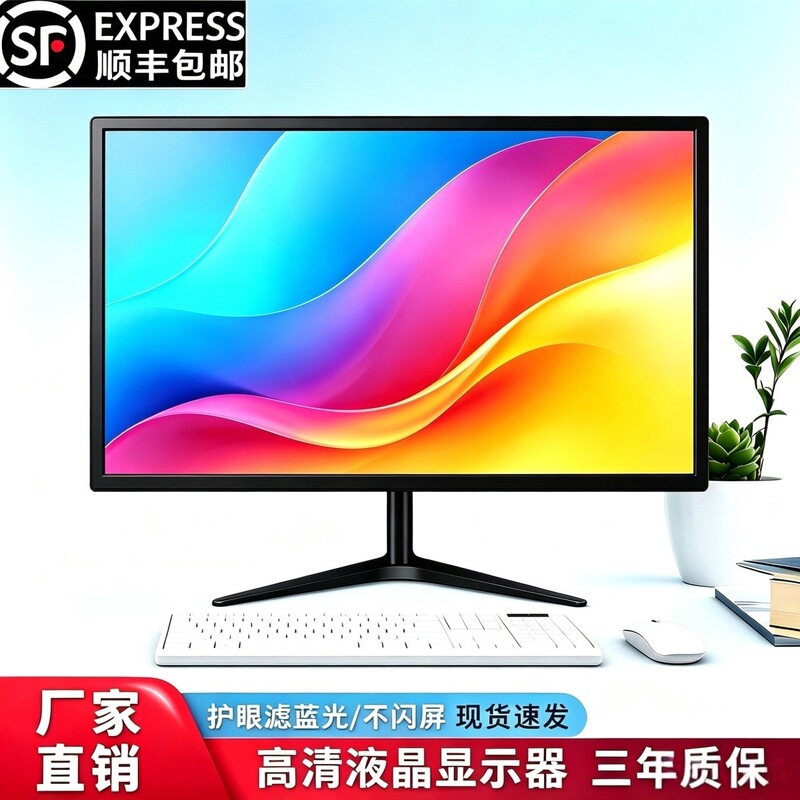 Desktop computer office display screen 17-inch 20-inch 22inch 24inch high-definition monitoring monitor, a popular new product Desktop computer office display screen 17-inch 20-inch 22inch 24inch high-definition monitoring monitor, a popular new product