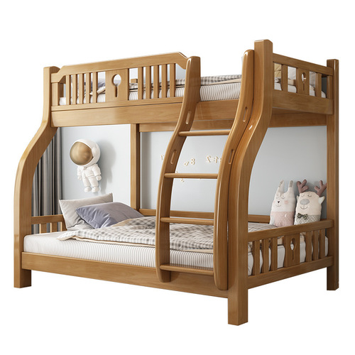 Solid wood children's bed and bunk storage bunk bed high and low bed double layer home ladder combination bed dormitory small apartment