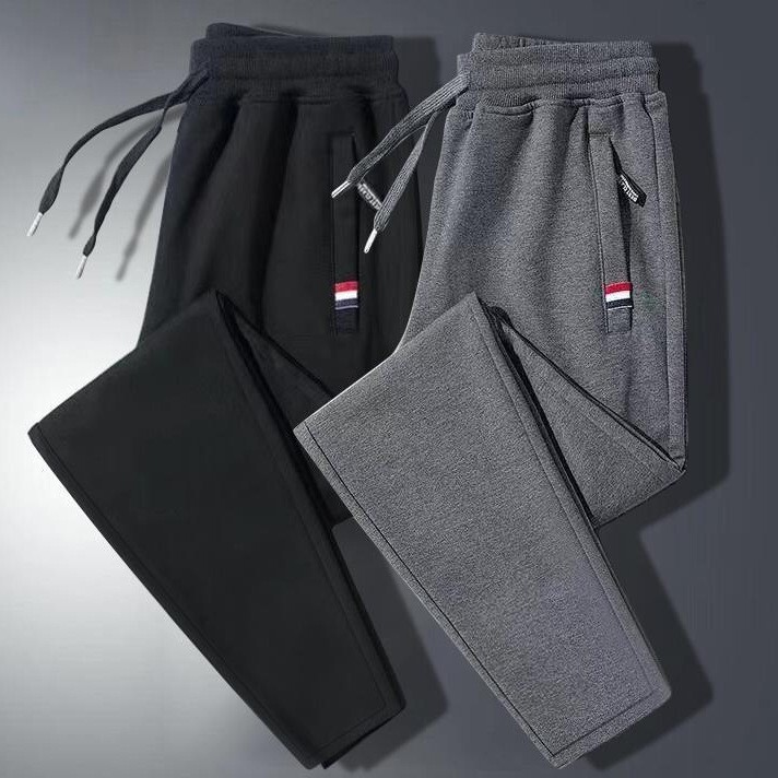 Spring and Autumn Men's Casual Pants Loose plus size Sports Pants Men's Outdoor Fashion All-match Trendy Sweatpants Straight Leg Pants
