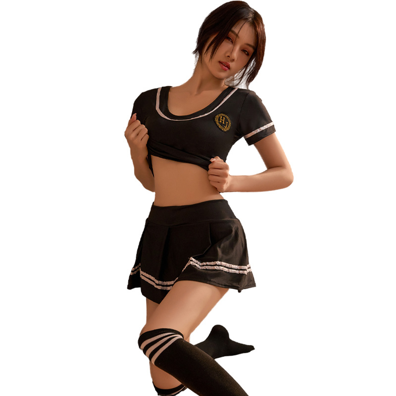 Lencería sexy pequeño pecho estudiante cama marinero pasión traje tentación uniforme ropa caliente Super coqueta divertido