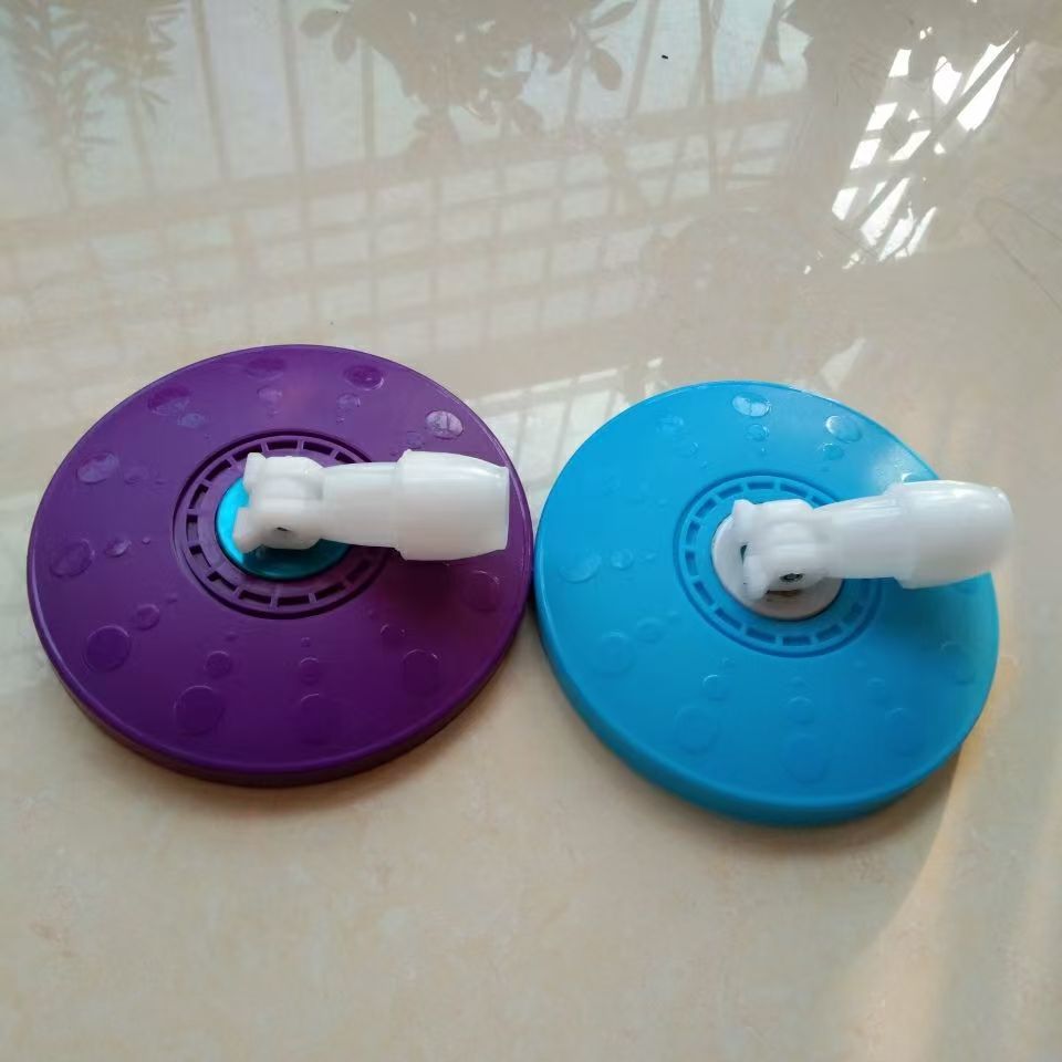 拖把配件16cm塑料圆盘拖布盘配件手压墩布盘头清洁家用拖把头卡盘