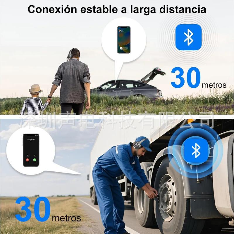 Huaqiangbei Bluetooth-Kopfhörer, Sprachkommunikationsmodell mit ENC-Geräuschunterdrückung, speziell für grenzüberschreitende Lastwagenfahrer.