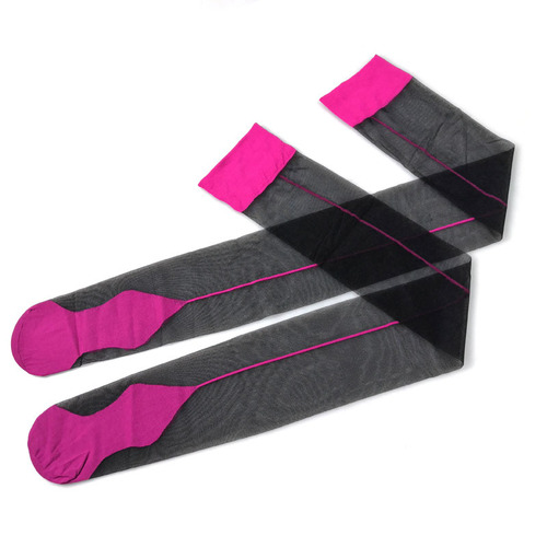Beileisi super wide-brimmed rear vertical line stockings high stockings 2056 dance socks sexy stockings