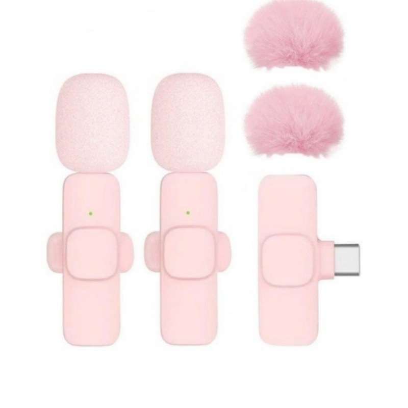 Pink K9 Dual-Type - C Interfaz Android + 2 bolas de pelo rosa