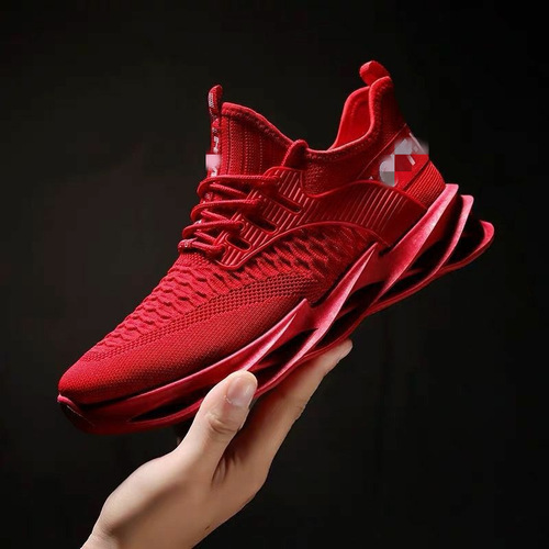 Cross-border men's shoes spring new fashion men's sports shoes breathable casual shoes flywoven student shoes lightweight running shoes