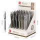Deli S001 Metal Active Pencil Mechanical Pencil Continuous Refill 0.5 Refill 0.7 Press Type Low Center of Gravity Needle Tube