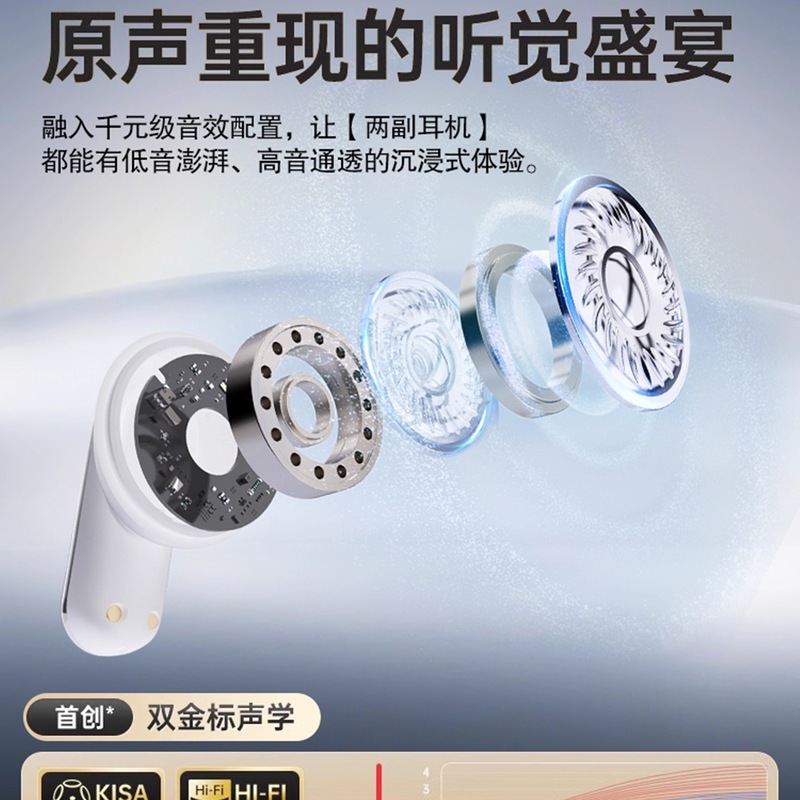 【4个耳机】蓝牙耳机2025新款耳夹式半入耳二合一大电量超长续航|undefined