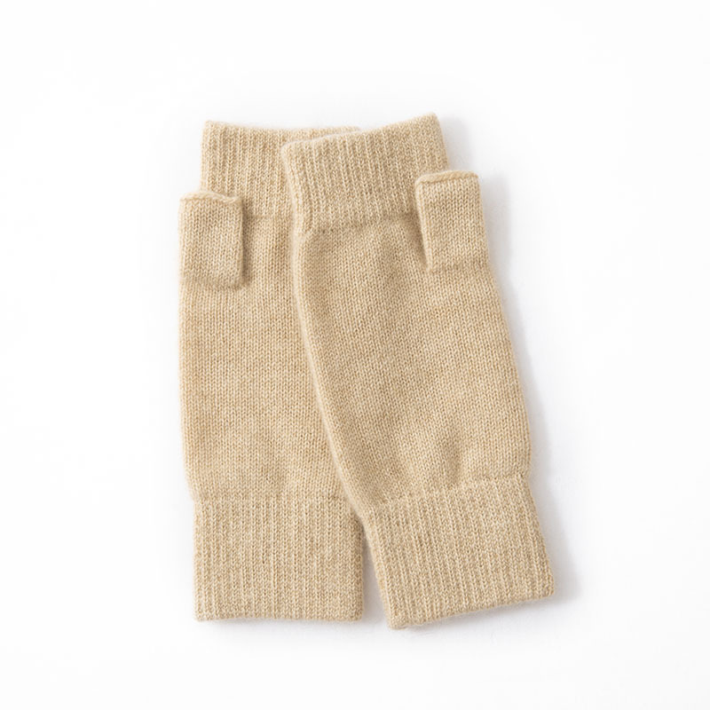 Autumn and Winter New Cashmere Gloves for Women 100% Pure Cashmere Half-Finger Warm Gloves Knitted Fingerless Arm Sleeves Cross-Border Autumn and Winter New Cashmere Gloves for Women 100% Pure Cashmere Half-Finger Warm Gloves Knitted Fingerless Arm Sleeves Cross-Border