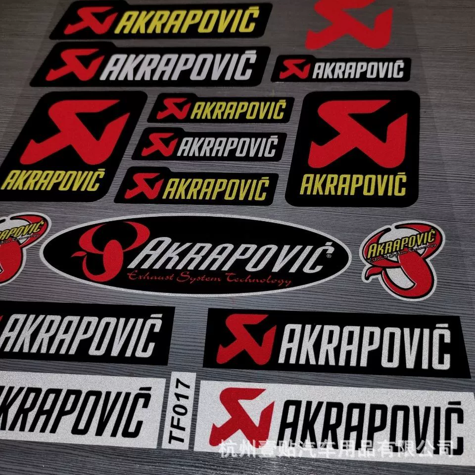 Наклейка AKRAPOVIC Scorpio, оригинальная, KTN, для автомобилей, мотоциклов, электромобилей, декоративная, для тюнинга, водонепроницаемая