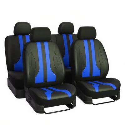 Universal seat cover — and America - blackblue-nine-piece-set