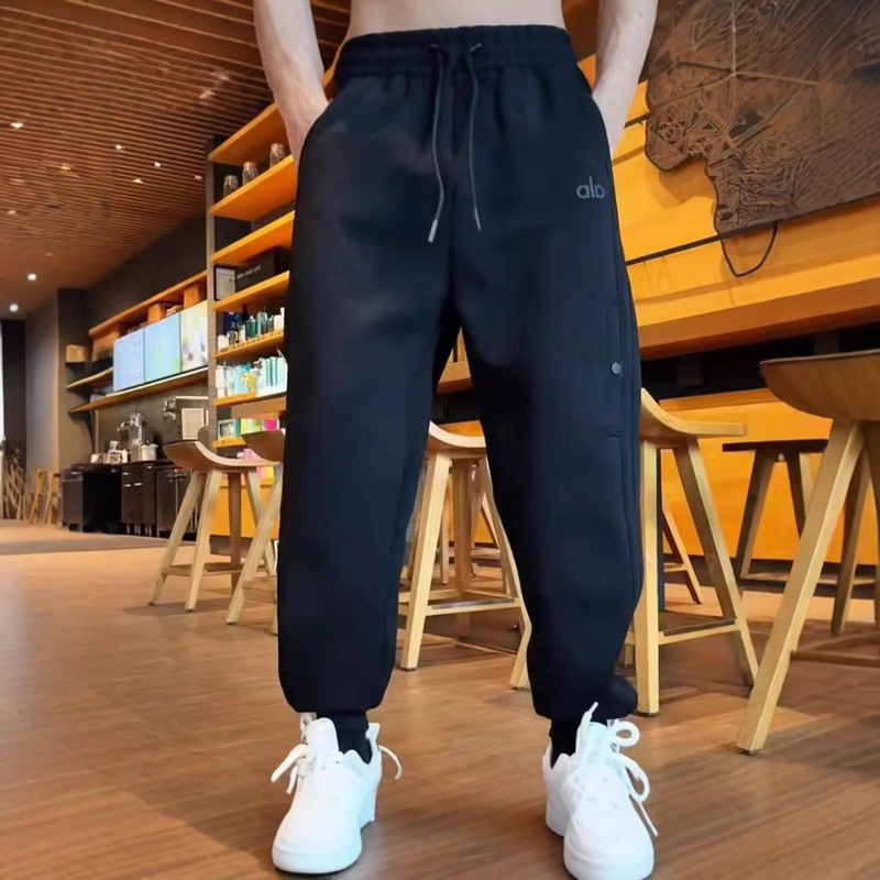 Autumn Men's Trendy Fashion Air Layer Black Warrior Casual Sports Suit Lettered Loose Versatile Casual Pants Autumn Men's Trendy Fashion Air Layer Black Warrior Casual Sports Suit Lettered Loose Versatile Casual Pants