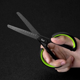 High-end Teflon Scissors PP Adhesive Handle Anti-sticking Anti-rust Office High-value Scissors
