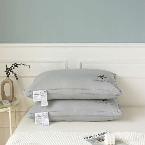 Cotton soy fiber pillow core washable five-star hotel pillow adult neck protector home feather velvet pillow on behalf of