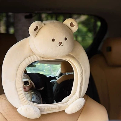 safety seat rearview mirror car | Large field of view rear view auxiliary mirror - care-bears-observation-mirror