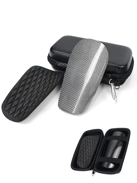 Cross-Border Football Shin Guards with Carbon Fiber-Like Inserts for Shin and Calf Protection, Suitable for Adult Club Training and Sports