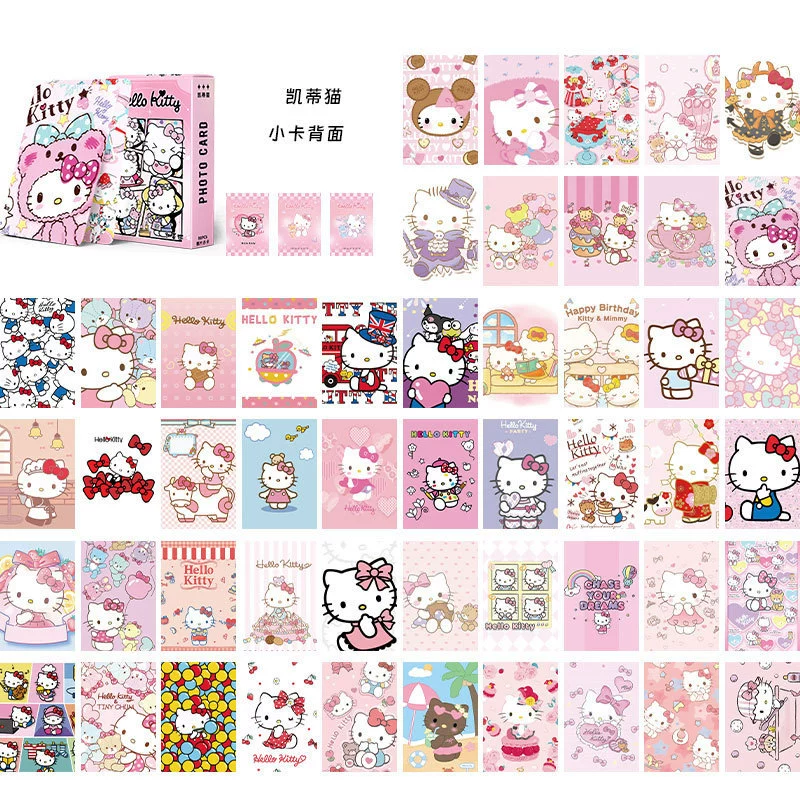 Лазерные карточки Sanrio: Cuolomi Merte Titana Paqu Dog, набор маленьких карточек 50 штук, коллекционные карточки