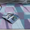 Ν ν ￥ ☎♥♥♣♣☎ Light purple + light blue [send strip] κνν