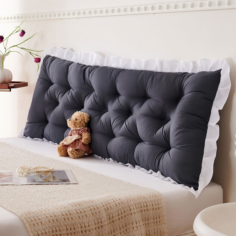 Cojín de cabecera dormitorio princesa ins almohada respaldo de cama tatami bolso suave sofá de dormitorio protección de cintura anticolisión