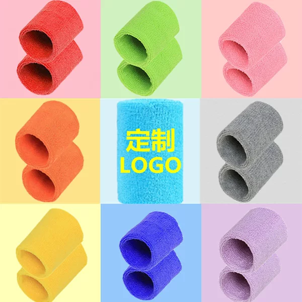 Sweat-absorbent towel wrist guard sports bodybuilding fitness running basketball wrist guard breathable cotton sports wrist guard wholesale
