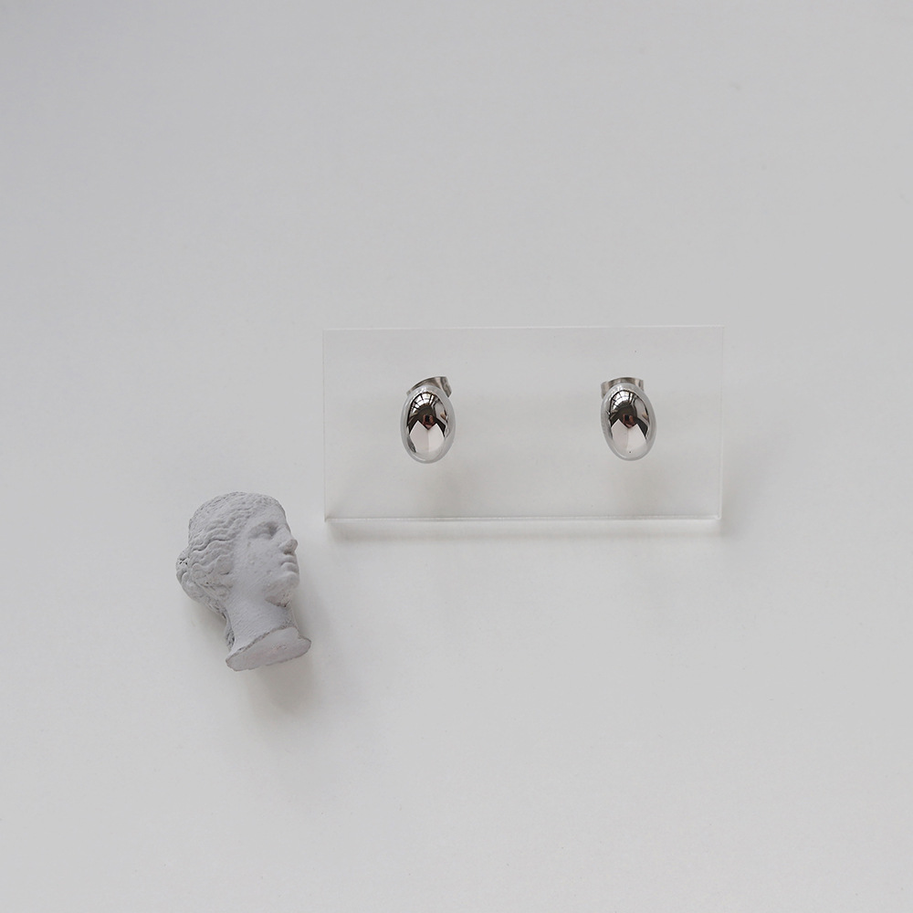 Women'S Gender PVD Coated Real Gold Plated 18K Gold Geometric 304 Stainless Steel Fashion Waterproof Non Tarnish Ear Studs