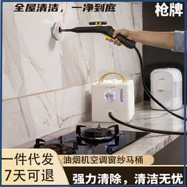 枪牌高温高压蒸汽清洁机带水箱家用空调厨房油烟机去油污清洗机