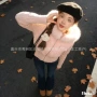 韩国显瘦拼接针织棉服