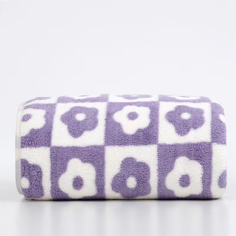 격자 무늬 보라색