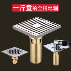 シャワー乾燥エリアと湿潤エリア用の全銅製深水シール床排水管、ユニバーサル防虫・防臭洗濯機専用完全密閉ストリップ